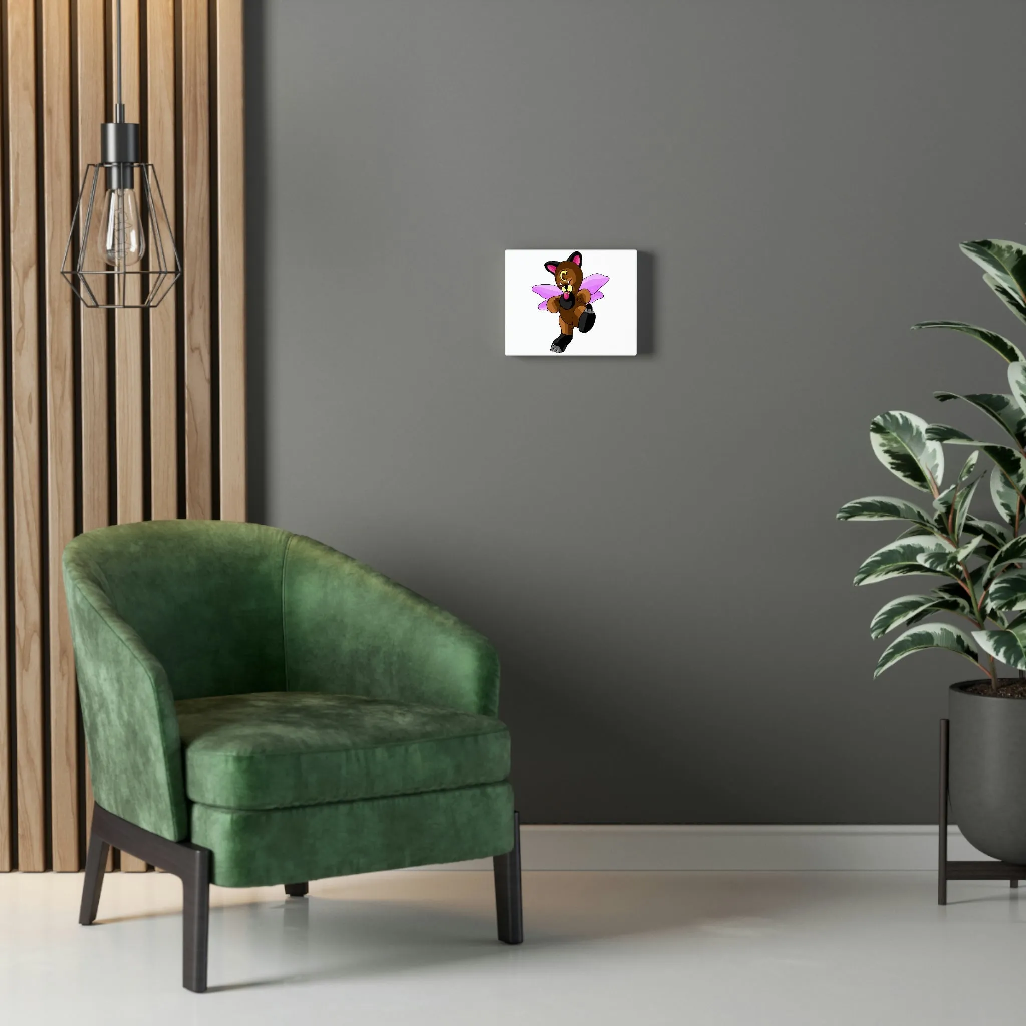 Angebear Stretched Canvas