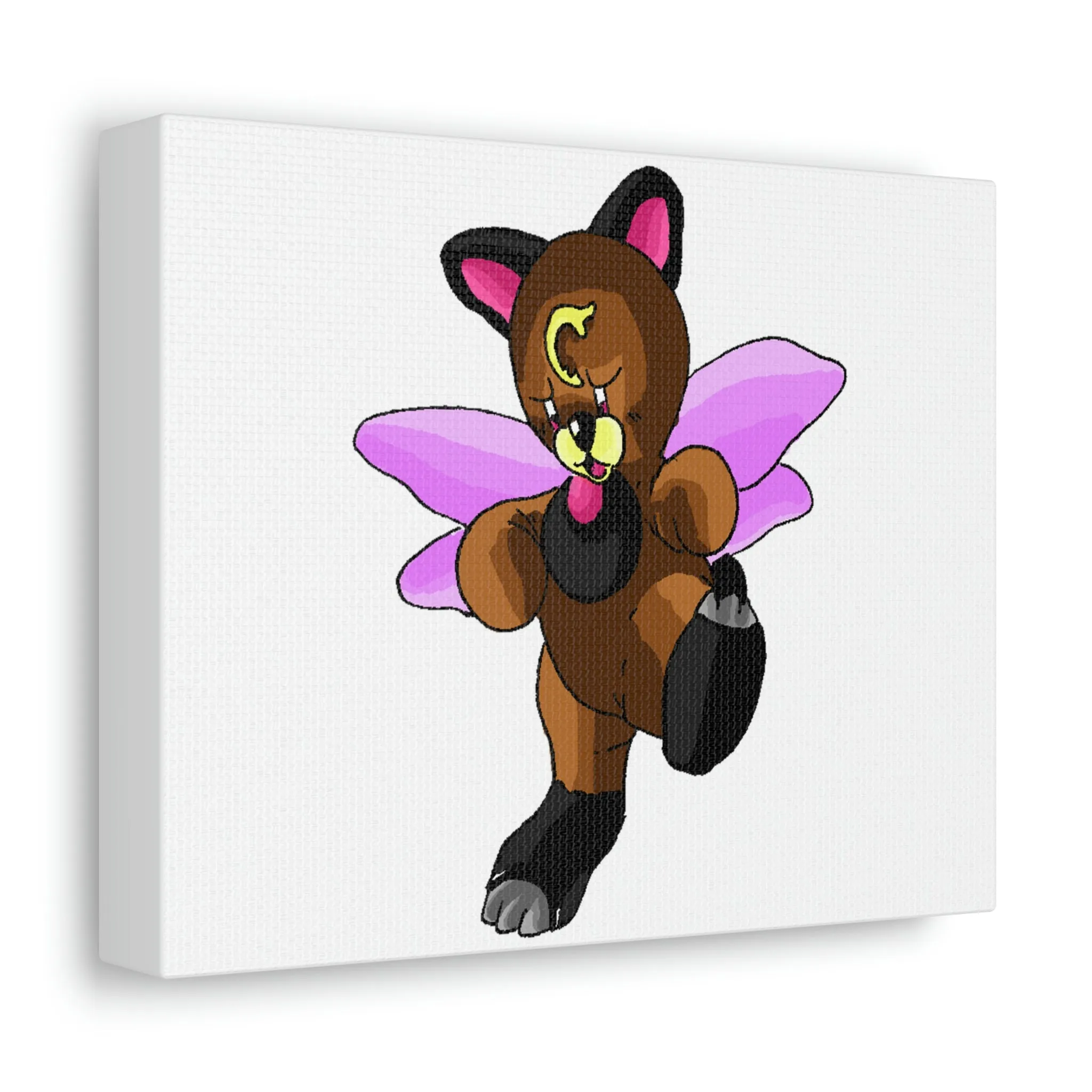 Angebear Stretched Canvas