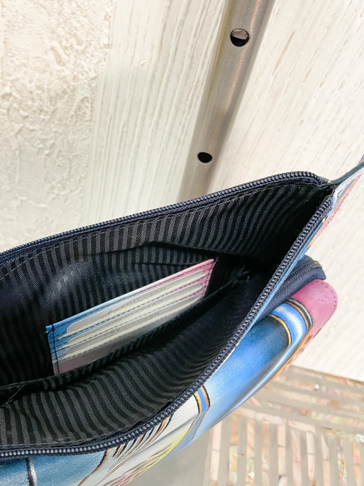 Angled Crossbody, Blue Fusion