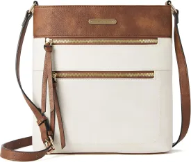 BOSTANTEN Crossbody Bags Purses for Women Trendy Soft Vegan Leather Shoulder Handbags with Adjustable Strap Zipper Pocket