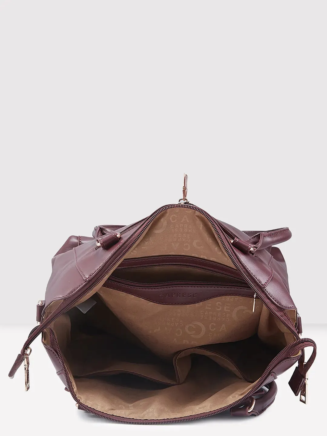 Caprese Gigi Tote Large Bordeaux