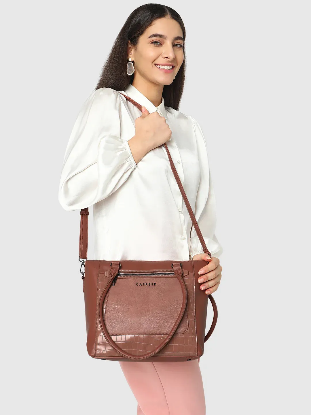 Caprese Gigi Tote Large Nude