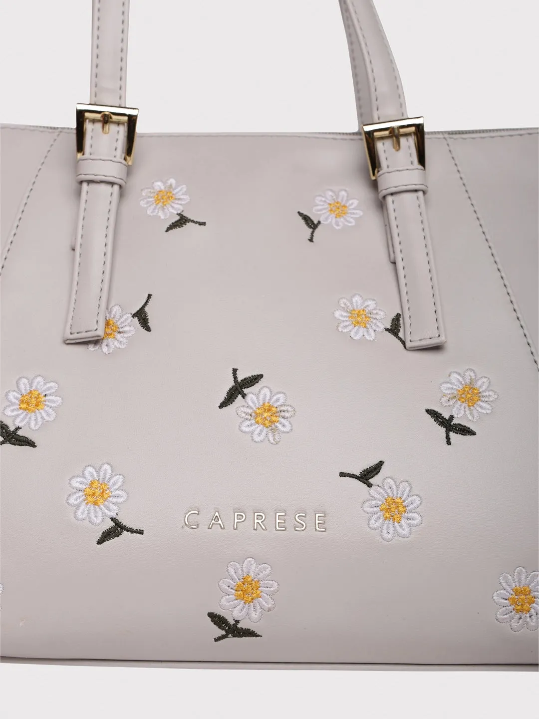 Caprese Kyle Satchel Medium Lt Grey