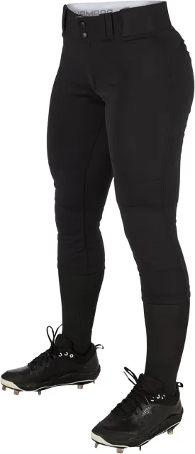 CHAMPRO Girls' Standard Low-Rise Softball Pants