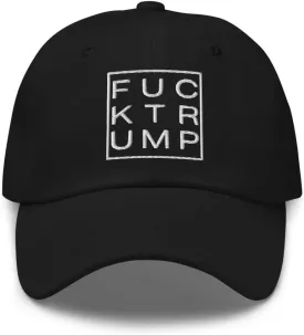 Classic Embroidered Anti Trump Fuck Trump Hate Lies Racism Fascism Sexism Resist hat