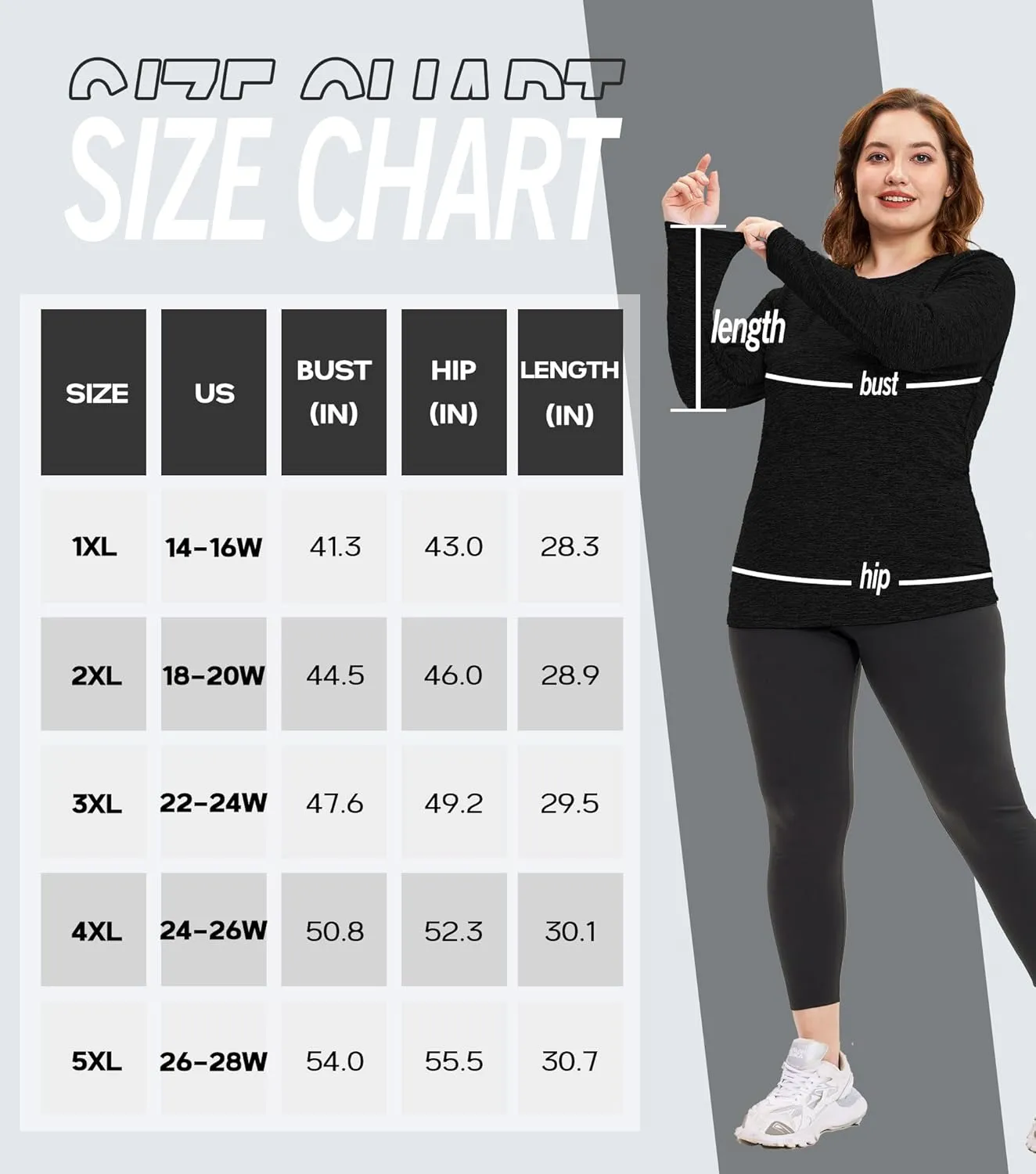 COOTRY Plus Size Thermal Shirts for Women Fleece Lined Crew Neck Tops Long Johns Base Layer Underwear
