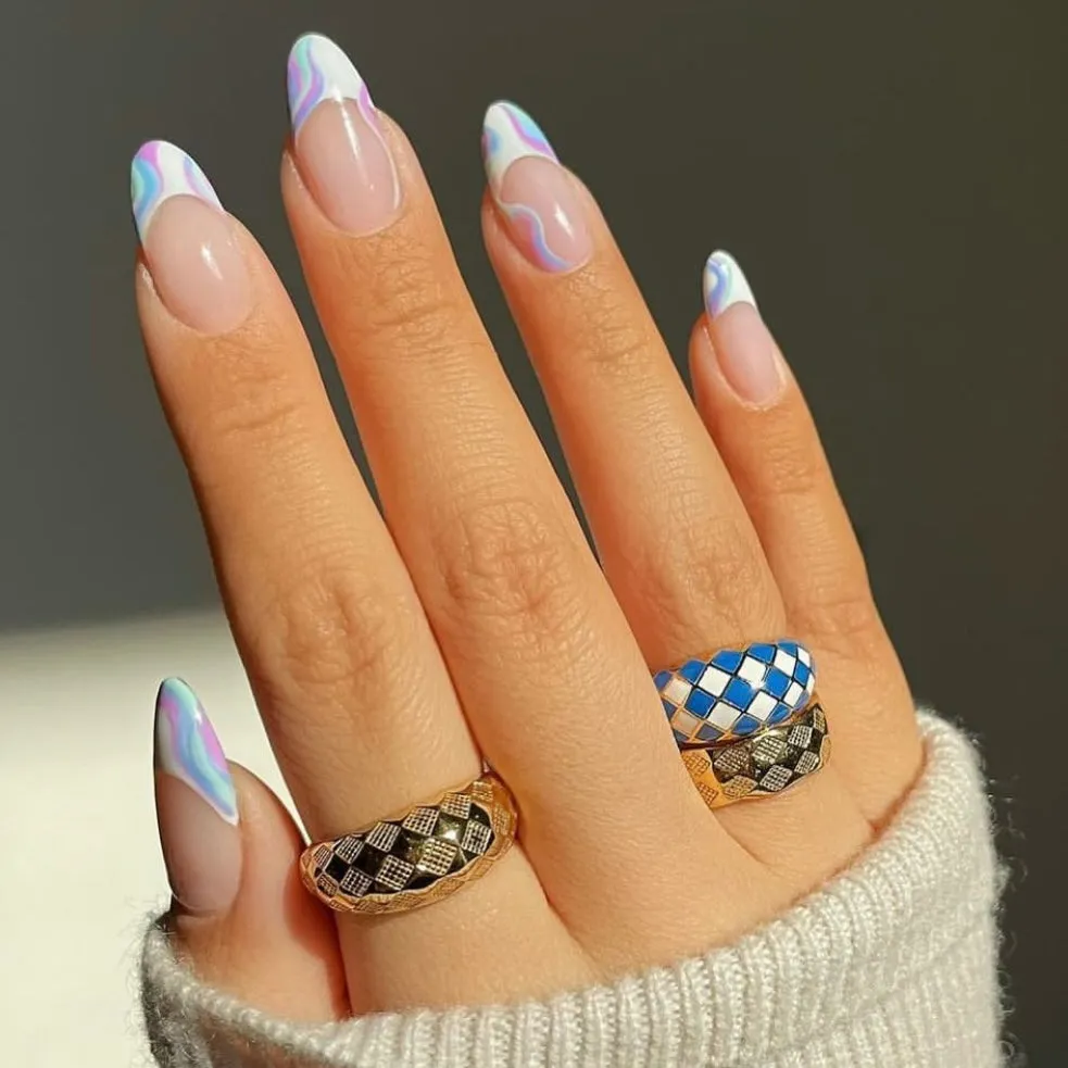 Emerald Green Checker Ring
