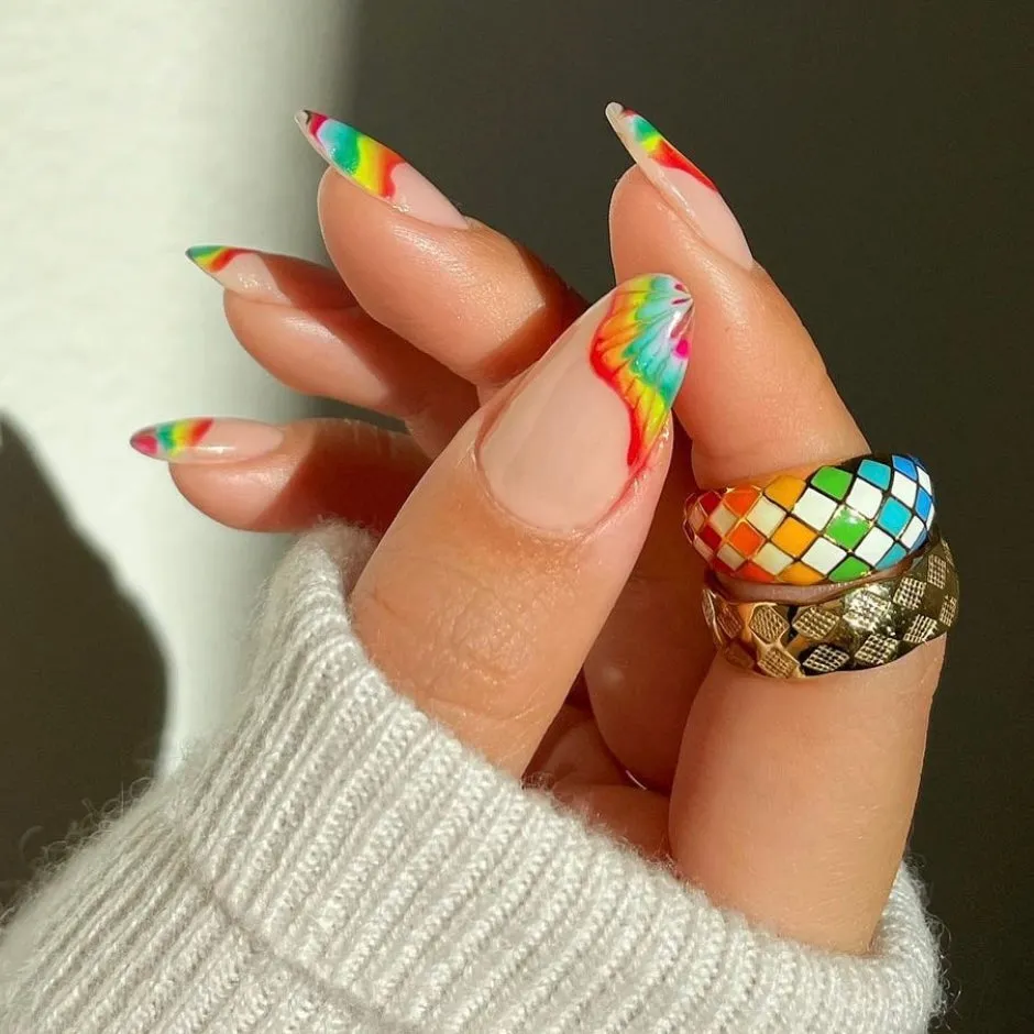 Emerald Green Checker Ring