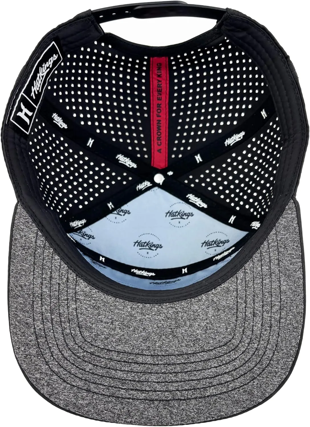 HatKings Performance Trucker Snapback Hat  Water & Sweat Resistant, Lightweight Moisture-Wicking Cap