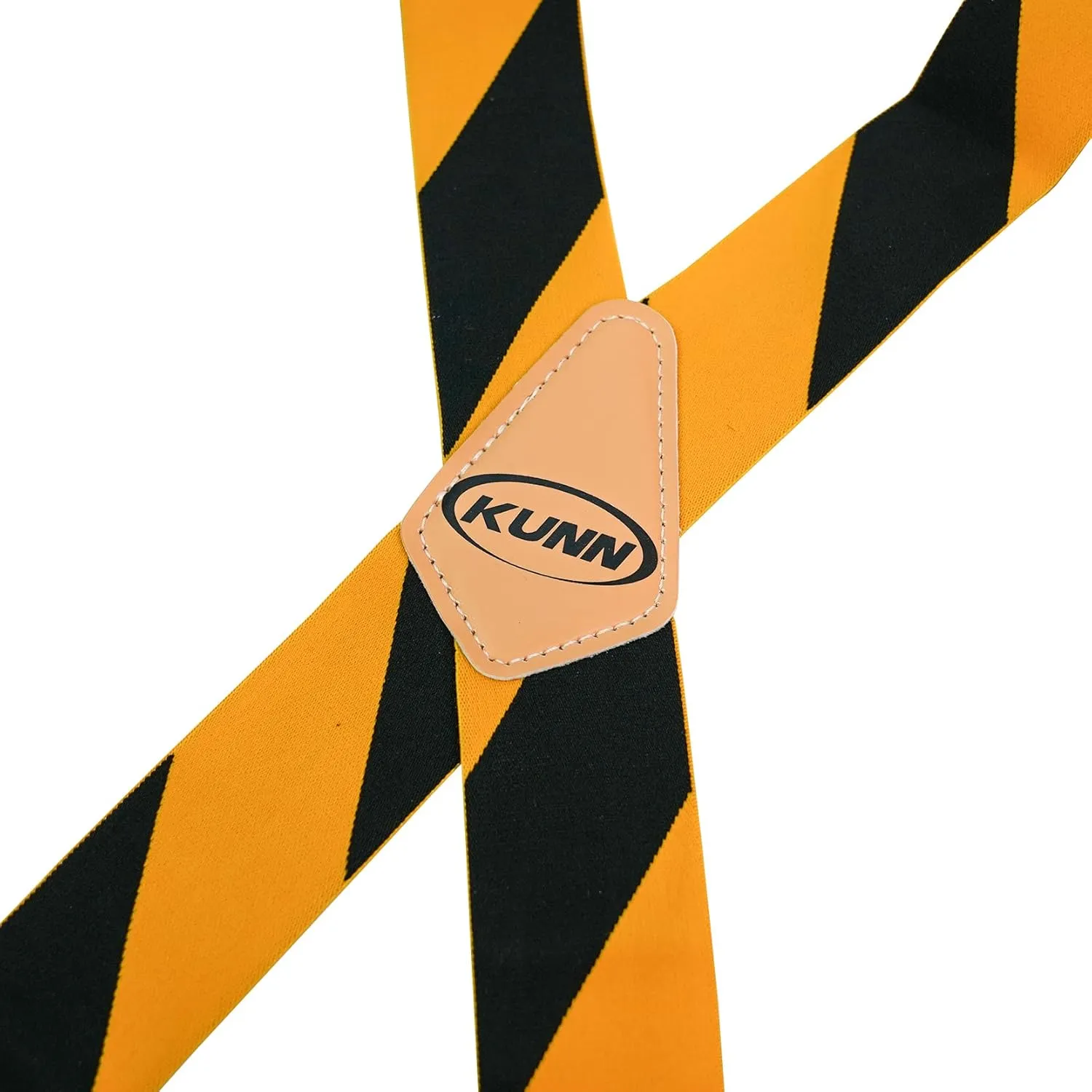 KUNN Mens Suspenders X-Back 2 Inch Wide Elastic Suspender Heavy Duty Clips Work Suspenders