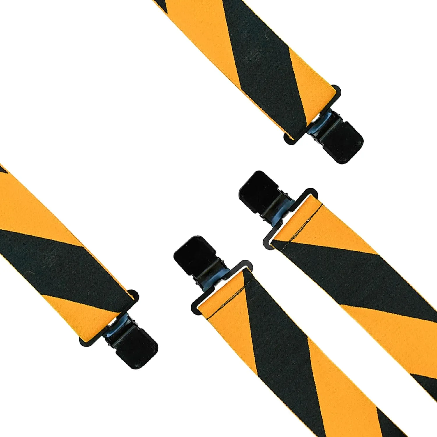 KUNN Mens Suspenders X-Back 2 Inch Wide Elastic Suspender Heavy Duty Clips Work Suspenders