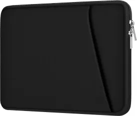 Laptop Sleeve, Durable Briefcase Shockproof Protective Case, Handbags Portable Laptop Bag for 15.6 inch HP Dell Asus Lenovo Notebook Computer with Front Pocket, Black
