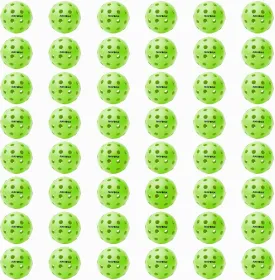 Navona 48 Pack Premium 40-Holes Outdoor Pickleball Balls, Meet USAPA Official Requirement, Perfectly Balanced, High Bounce True Flight, Durable Outdoor Pickleball Set