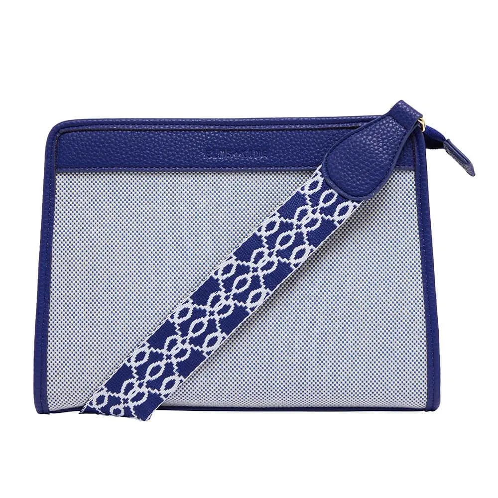 Newport Crossbody | Royal Blue Canvas