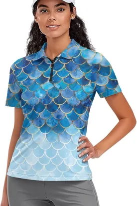 Short Sleeve Golf Shirts for Women Lightweight Moisture Wicking Tennis Shirts Women's Athletic Pullover Tops XS-2XL