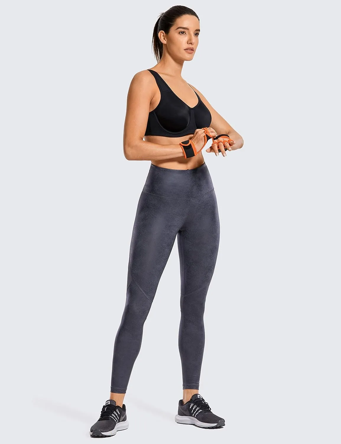 SYROKAN Women's Max Control Underwire Sports Bra High Impact Plus Size with Adjustable Straps Unlined Bra