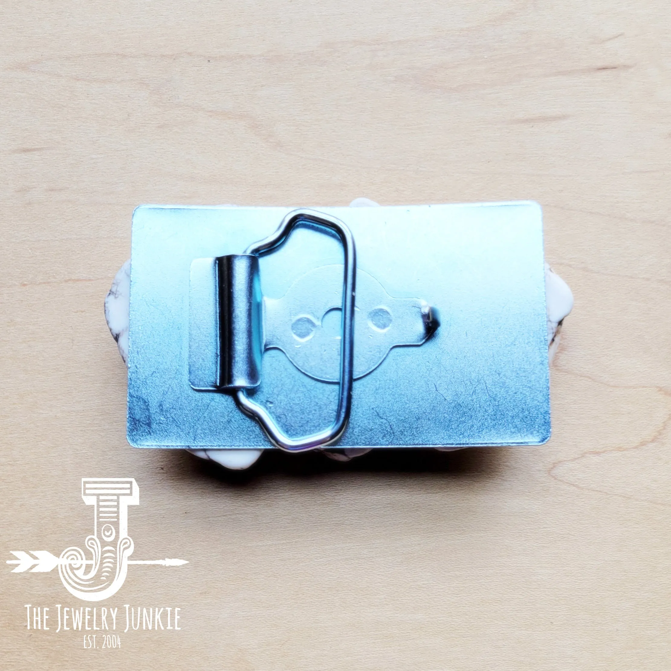Triple Turquoise Slab Belt Buckle 906s