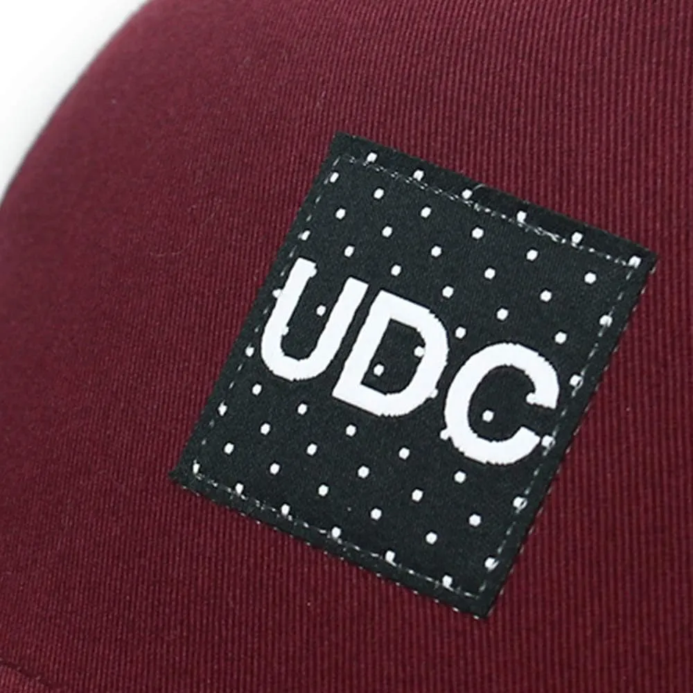 UNDERCONTROL Dot Logo Solid Hard Snapback Flat Brim Size Adjustable Trucker Dad Cap Unisex Men UV Protect Baseball Hat Korea
