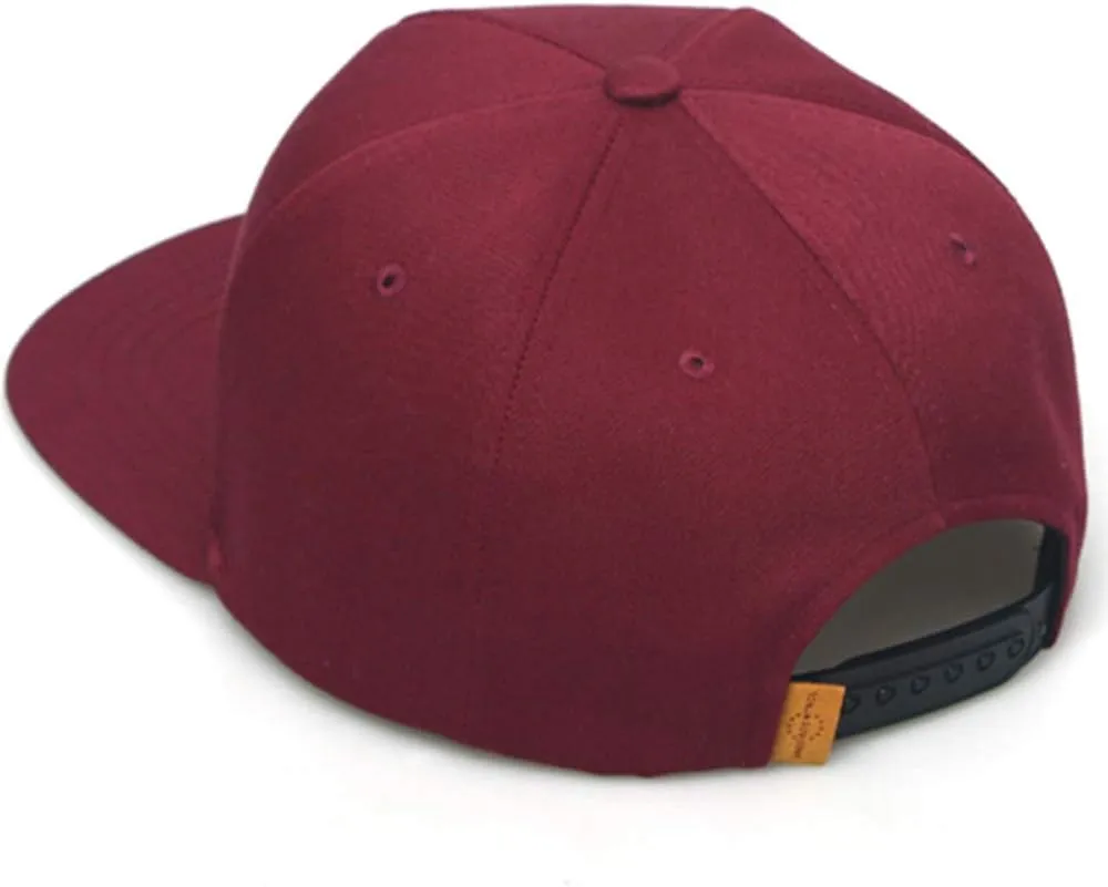 UNDERCONTROL Dot Logo Solid Hard Snapback Flat Brim Size Adjustable Trucker Dad Cap Unisex Men UV Protect Baseball Hat Korea