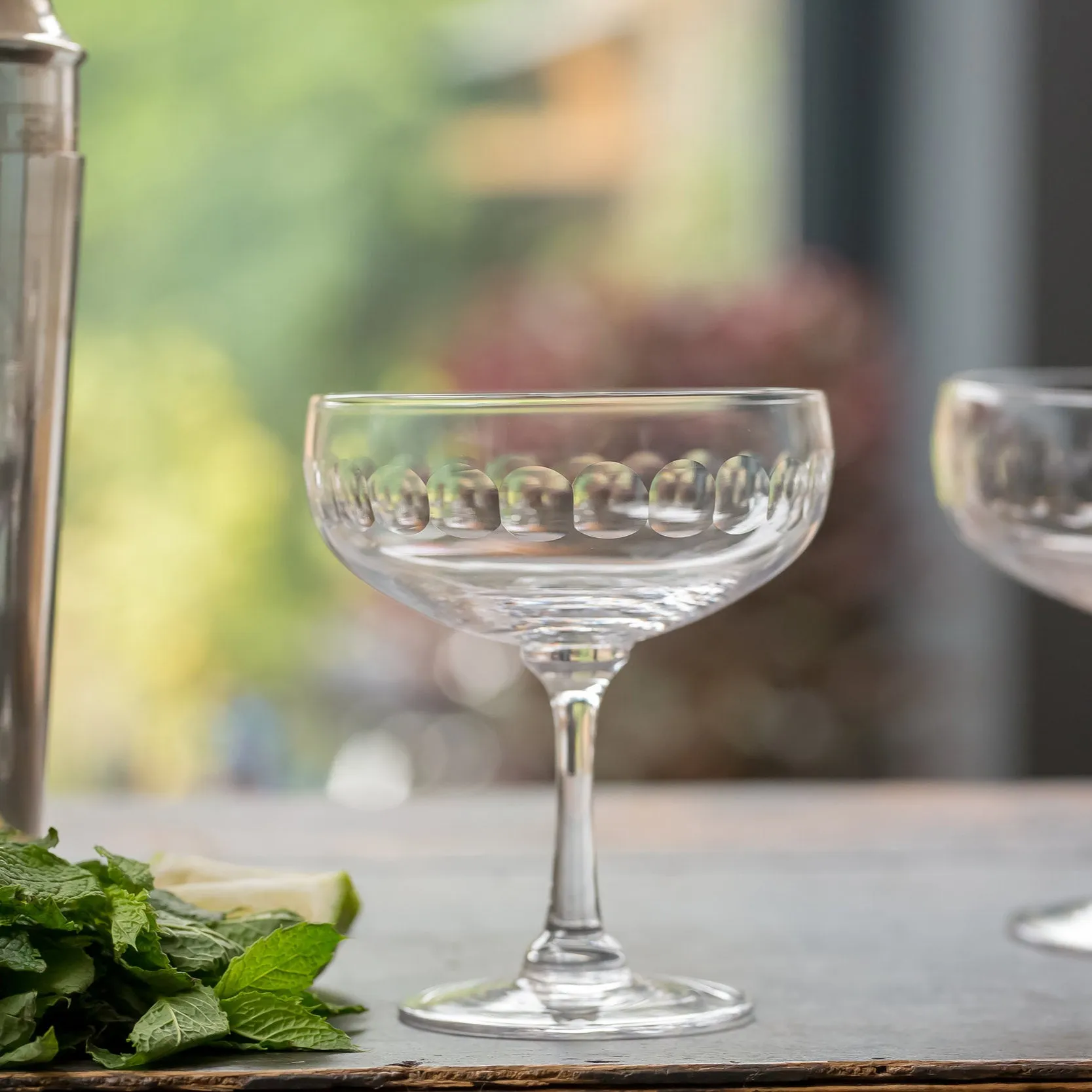 Vintage Style Cocktail Glass - Boxed Set of Four