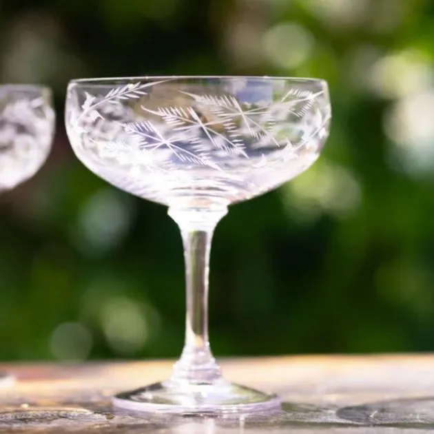 Vintage Style Cocktail Glass - Boxed Set of Four